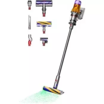 Пылесос Dyson V12 Detect Slim Absolute серебристый/желтый