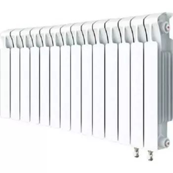 Радиатор биметаллический RIFAR Monolit Ventil 500 14 секций, нижнее правое подключение (RM50014 НП50)