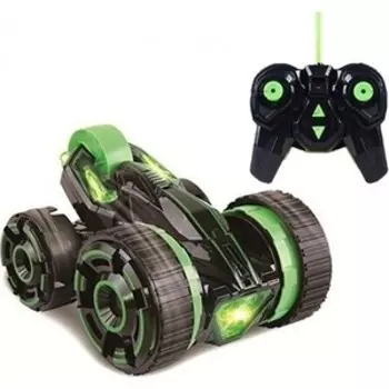 Радиоуправляемый пятиколесный автомобиль-перевертыш Meiqibao 5588-602-green