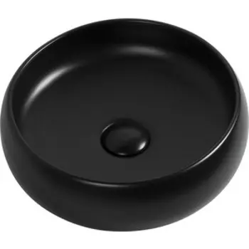 Раковина-чаша Aquanet Round 36х36 черная (273680)