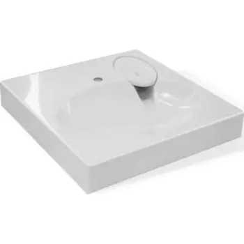 Раковина над стиральной машиной Эстет Lea 60x60 с кронштейнами (4627179377441)