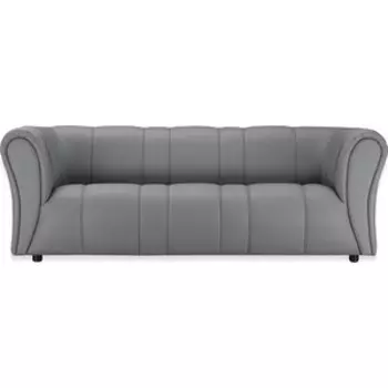 Ramart Design Диван трехместный Ригель Комфорт (экокожа лайт грей)