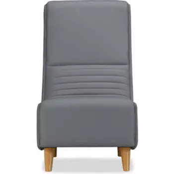 Ramart Design Одноместная секция Овале стандарт (экокожа лайт грей)