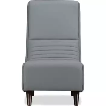 Ramart Design Одноместная секция Овале стандарт (экокожа лайт грей/венге)