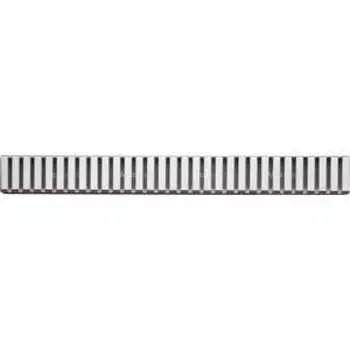 Решетка AlcaPlast Line нержавеющая сталь глянцевая (LINE-750L)