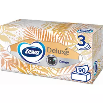 Салфетки бумажные Zewa Делюкс Дизайн 90 шт (28420)