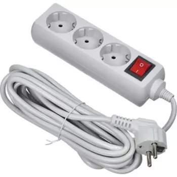 Сетевой фильтр Buro 300SL-5-G 5м (3 розетки) серый