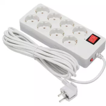 Сетевой фильтр Buro 800SH-5-W 5м (8 розеток) белый