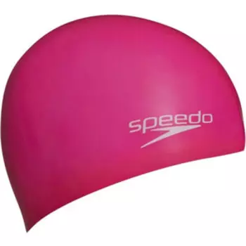Шапочка для плавания детская Speedo Plain Moulded Silicone Cap Jr, 8-70990F290, силикон, фуксия