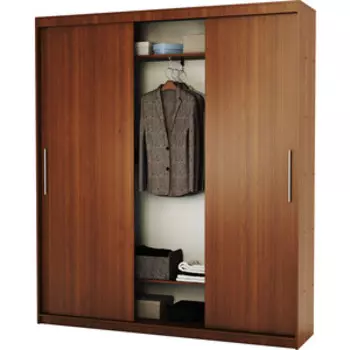 Шарм-Дизайн Шкаф-купе 3-х дверный Эконом комбинированный 240х45х220 орех