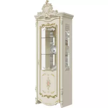 Шкаф 1-дверный правый Мэри Шейх ГШ-02 слоновая кость