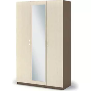 Шкаф 3-х створчатый Ника Басса ШК-553 шимо темный/шимо светлый