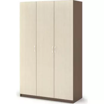 Шкаф 3-х створчатый Ника Басса ШК-557 шимо темный/шимо светлый