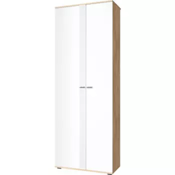 Шкаф для одежды Compass ''Эмиля'' ЭЛ-13К (глухой) дуб крафт золотой/меренга