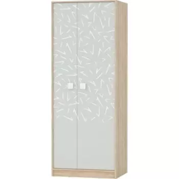 Шкаф для одежды Гранд Кволити 6-9418 (МИККИ) Дуб Ривьера / Серый (ML876880576)