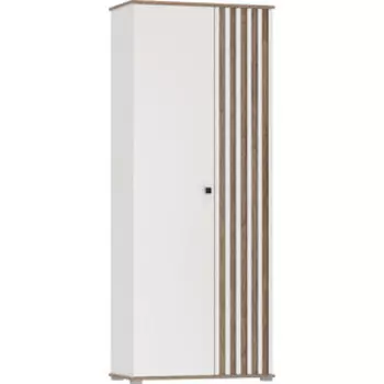 Шкаф для одежды ОЛМЕКО 51.01 ''Либерти'' (опора h 20 мм) Белый / Дуб Каньон (ML876880918)