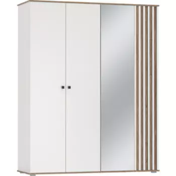 Шкаф для одежды ОЛМЕКО 51.15 ''Либерти'' (опора h 20 мм) Белый / Дуб Каньон (ML876880921)