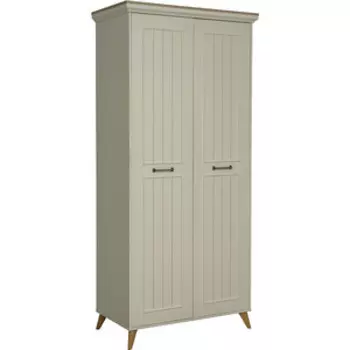 Шкаф для одежды ОЛМЕКО 61.03 Бэлла (2-х дверный) (белый/небула) (ML876880531)