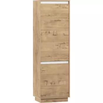 Шкаф для одежды Сильва НМ 011.80-01 Virginia белый Скандинавский/дуб бунратти