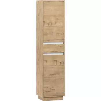 Шкаф для одежды Сильва НМ 011.81 Virginia белый Скандинавский/дуб бунратти