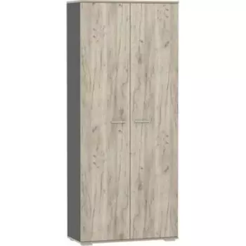 Шкаф для одежды Сильва Санти НМ 040.42 антрацит/дуб крафт серый