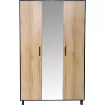 Шкаф Ивару Лофт-3 дуб крафт золотой