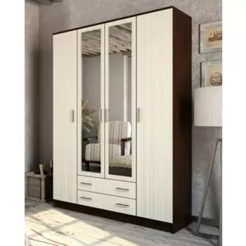 Шкаф ЭРА Квадро венге-лоредо ЛДСП