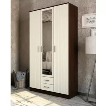 Шкаф ЭРА Трио венге-лоредо ЛДСП