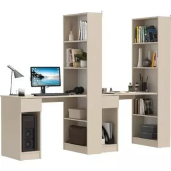 Шкаф комбинированный Моби Лайт 10.01 + 10.01, цвет сатин, универсальная сборка(обязательно крепление к стене) (1028723)