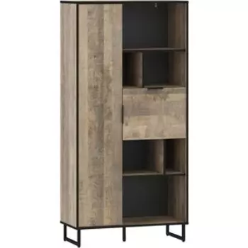 Шкаф комбинированный Сильва НМ 014.58 Фолк, Дуб Гранж Песочный