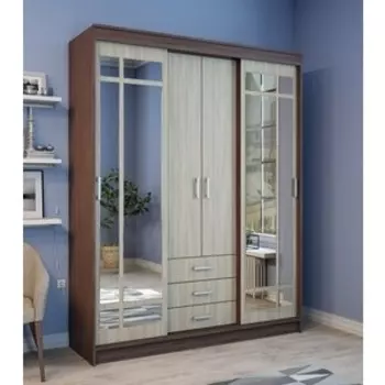 Шкаф-купе ЭРА Лорд ясень шимо ЛДСП