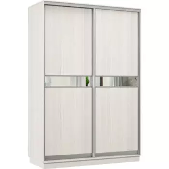 Шкаф-купе Классика 10 (каркас каттхульт, фасады 14/14 каттхульт) профиль серебро 10.2200.1500.600.(14.14).03.(03.03).01