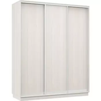 Шкаф-купе Классика 24 (каркас каттхульт, фасады 02/02/02 каттхульт) профиль белый глянец 24.2400.1800.600.(02.02.02).03.(03.03.03).06