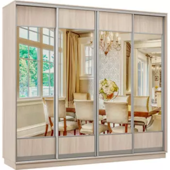 Шкаф-купе Классика 48.2400.2400.600.(04.04.04.04).01.(01.01.01.01).01