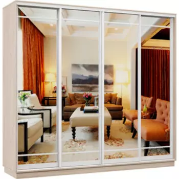 Шкаф-купе Классика 48.2400.2400.600.(09.09.09.09).01.(00.00.00.00).06