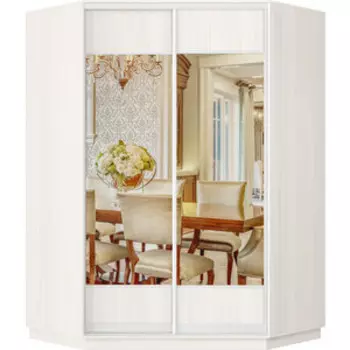 Шкаф-купе Классика 71 (каркас каттхульт, фасады 04/04 каттхульт) профиль белый глянец 71.2200.1100.450.(04.04.).03.(03.03.).06