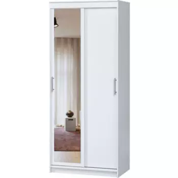 Шкаф-купе Шарм-Дизайн Эконом 120х45 белый с зеркалом