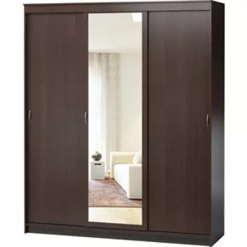 Шкаф-купе Шарм-Дизайн Эконом 180х60 венге с зеркалом