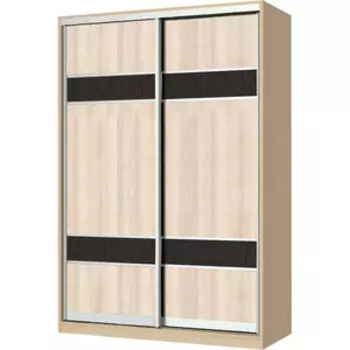 Шкаф-купе Шарм-Дизайн Классика 150х60 ясень шимо светлый+венге