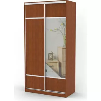 Шкаф-купе Шарм-Дизайн Комби 130х60 вишня академия