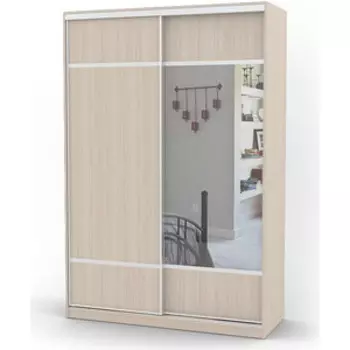 Шкаф-купе Шарм-Дизайн Комби 150х60 вяз