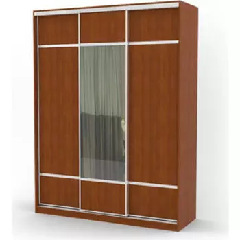 Шкаф-купе Шарм-Дизайн Комби 180х60 вишня академия