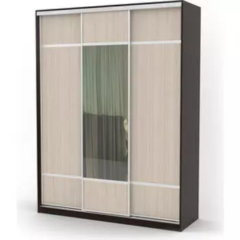 Шкаф-купе Шарм-Дизайн Комби 190х45 венге+вяз