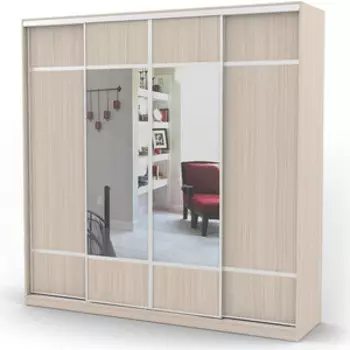Шкаф-купе Шарм-Дизайн Комби 240х60 вяз