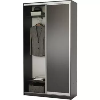 Шкаф-купе Шарм-Дизайн Премиум 130х45х220 двухдверный, венге