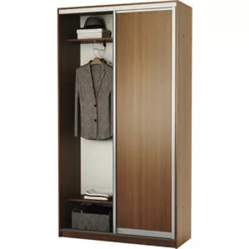 Шкаф-купе Шарм-Дизайн Премиум 130х45х220 двухдверный, орех