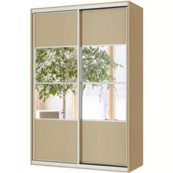 Шкаф-купе Шарм-Дизайн Премиум-33 150х60 вяз с зеркалом