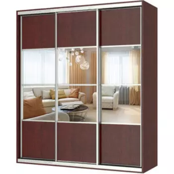 Шкаф-купе Шарм-Дизайн Премиум-33 190х60 венге с зеркалом