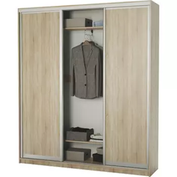 Шкаф-купе Шарм-Дизайн Премиум комбинированный 240х45х220 трехдверный, дуб сонома