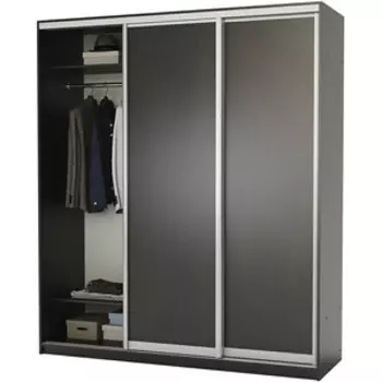 Шкаф-купе Шарм-Дизайн Премиум со штангой 240х60х220 трехдверный, венге